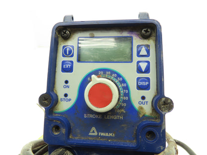 IWAKI EWB30Y1-VC Peristaltic Dosing Pump Adjustable 3.3 GPH 30 PSI 120V