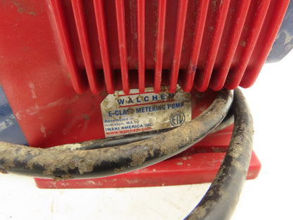 IWAKI EWB30Y1-VC Peristaltic Dosing Pump Adjustable 3.3 GPH 30 PSI 120V