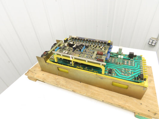 Fanuc A06B-6059-H222# H521 AC Spindle Servo Unit Has Cracks In Plastic READ Part