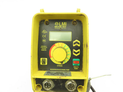 Milton Roy AA951-392Si Microprocessor Dosing Pump Adjustable 1 GPH 110 PSI 120V