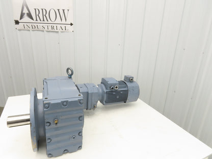 Guomao GFF87R57-YVP2.2-4P-452-M6 Gear Motor 452:1 Ratio 4rpm 2.2kw 480V 3PH