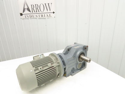 Jiangsu Siemens K77-Y4-4P-30.89-M4-B Gear Motor 30:1 Ratio 58rpm 4kw 480V 3PH