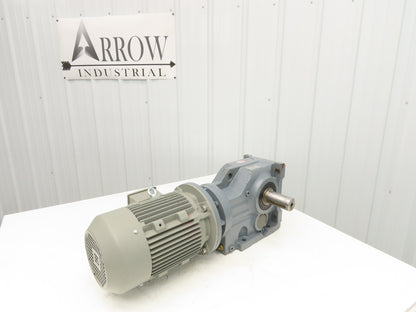 Jiangsu Siemens K77-Y4-4P-30.89-M4-B Gear Motor 30:1 Ratio 58rpm 4kw 480V 3PH