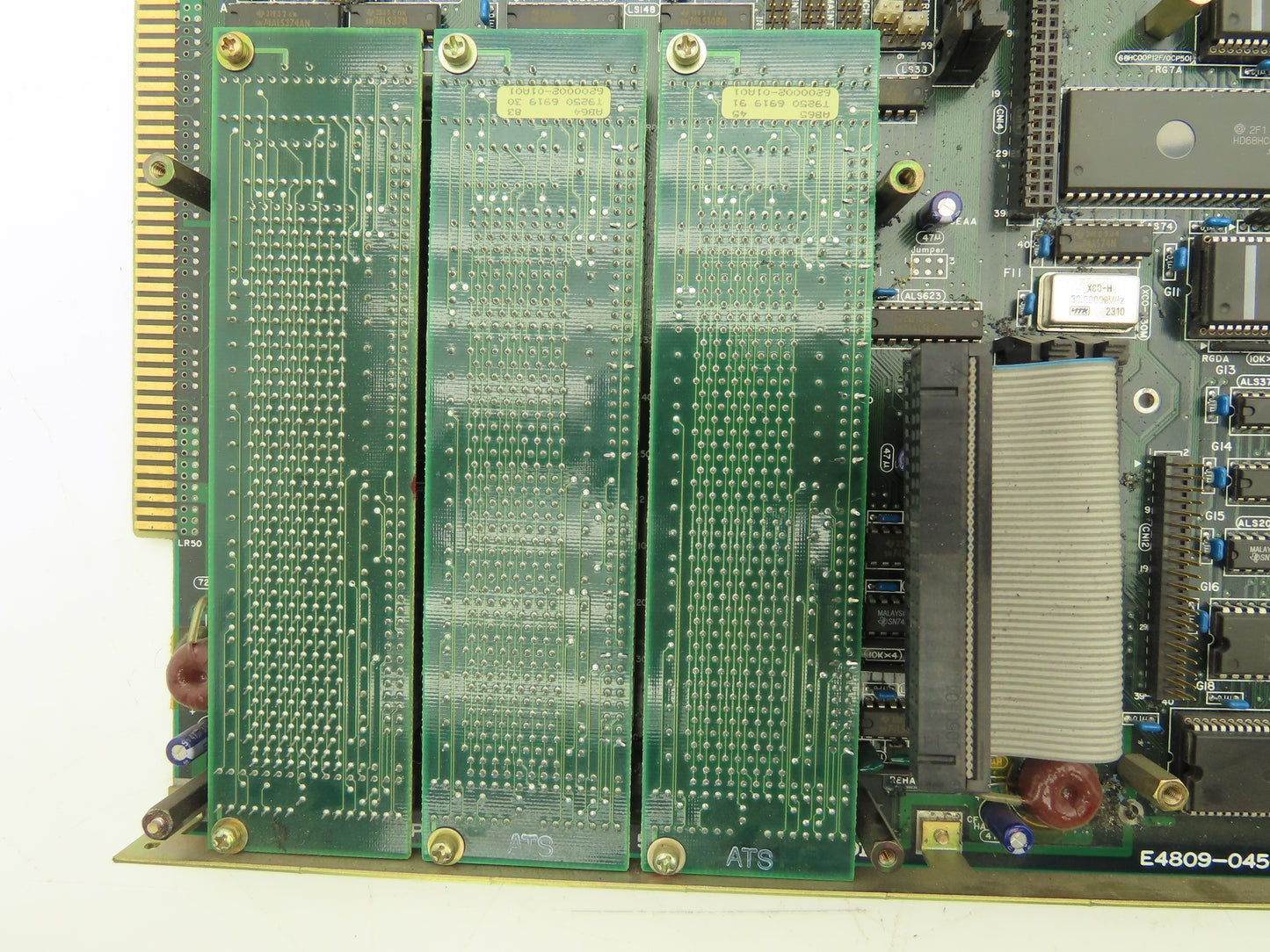 Okuma E4809-045-091-E Main Printed Circuit Board & 3 Memory Cards 1911-1522-E48
