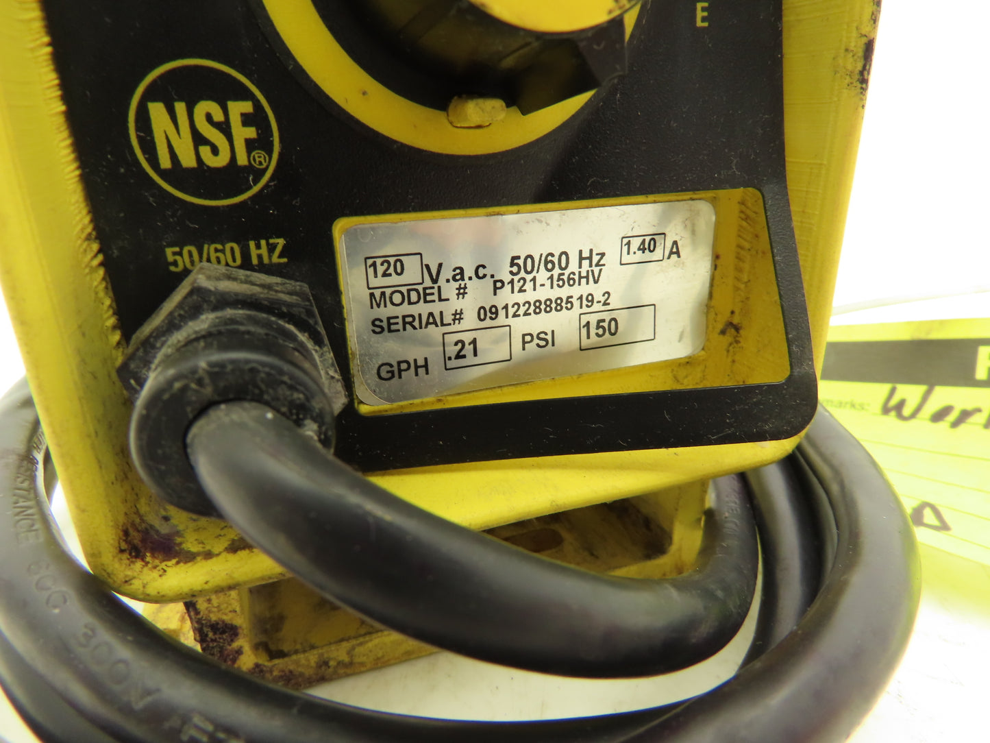 Milton Roy Electronic Dosing Metering Pump 0.21 GPH 150 PSI 120V