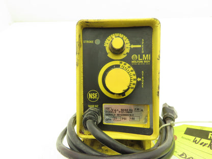 Milton Roy Electronic Dosing Metering Pump 0.21 GPH 150 PSI 120V