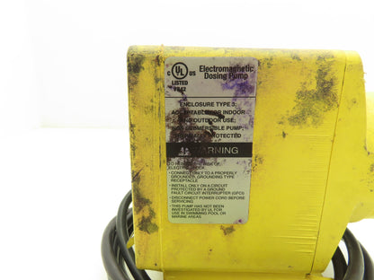 Milton Roy Electronic Dosing Metering Pump 0.21 GPH 150 PSI 120V