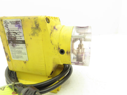 Milton Roy Electronic Dosing Metering Pump 0.21 GPH 150 PSI 120V