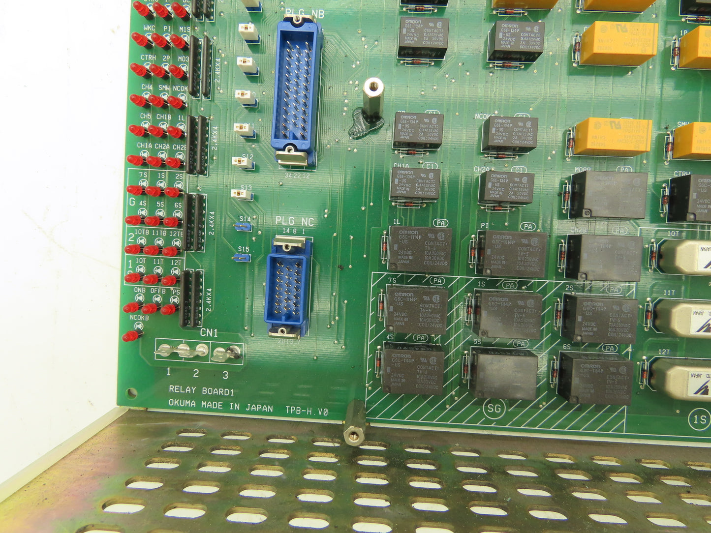 Okuma 4809-770-032-3 Printed Circuit Main Relay Board 1 PCB With Housing