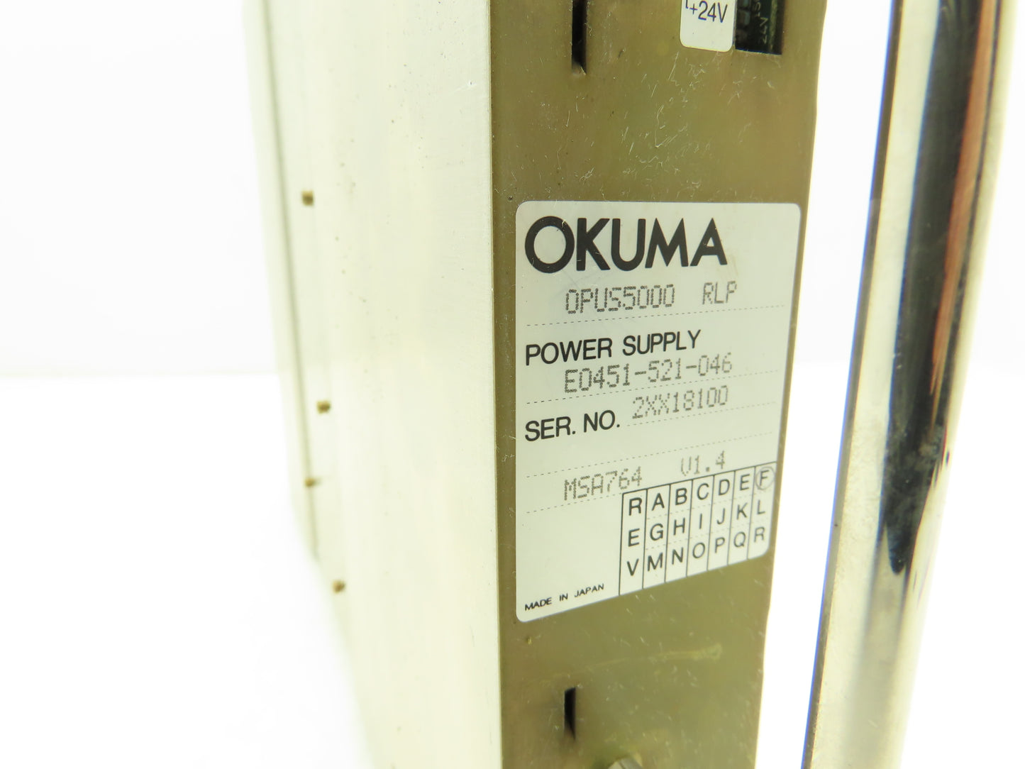 Okuma E0451-521-046 OPUS 5000 PLC Slot Card Power Supply Drive Module 5/12/24V