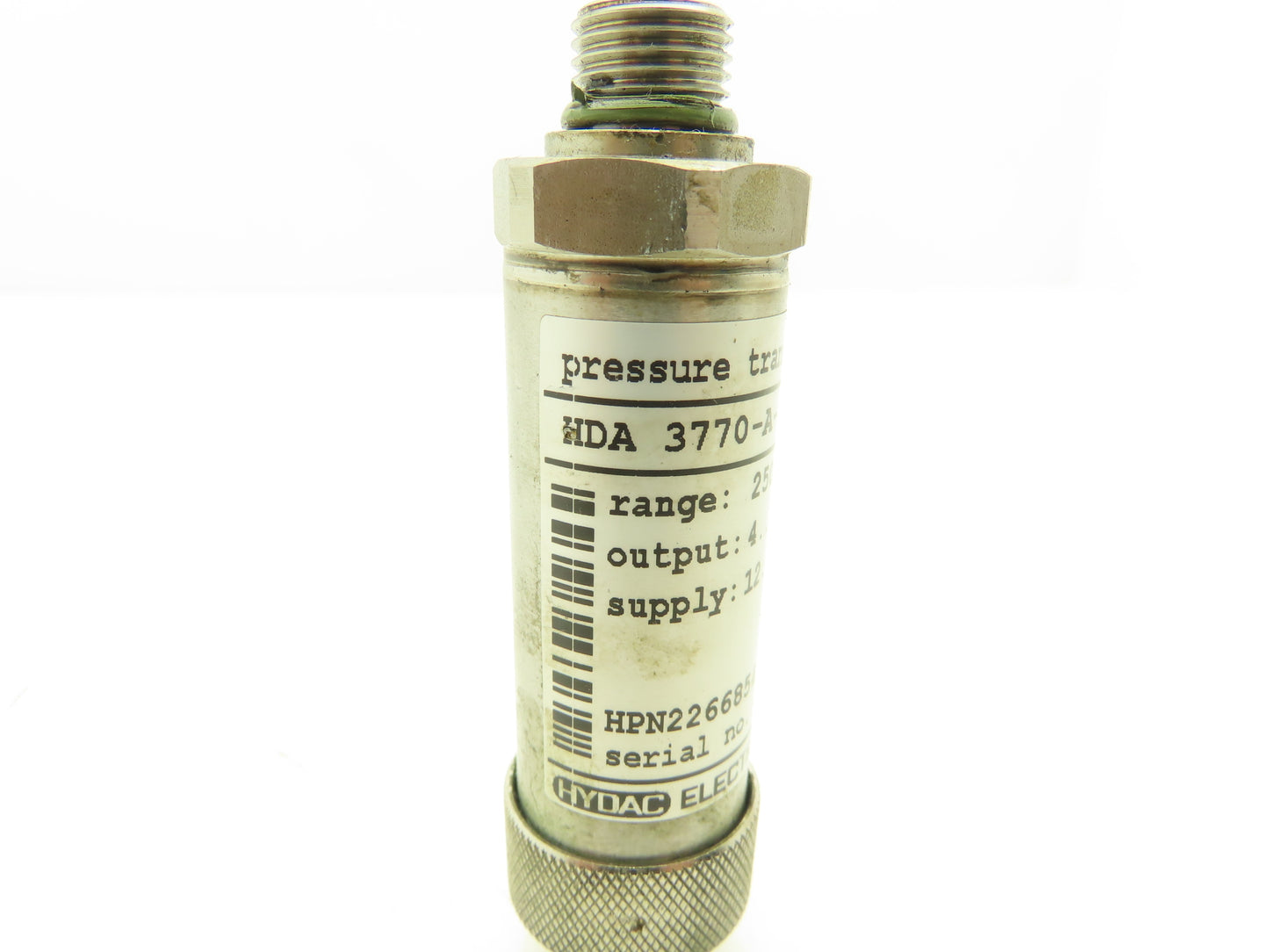 Hydac Electronic HDA 3770-A-250-188 Hydraulic Pressure Transducer 250 Bar 12-30V
