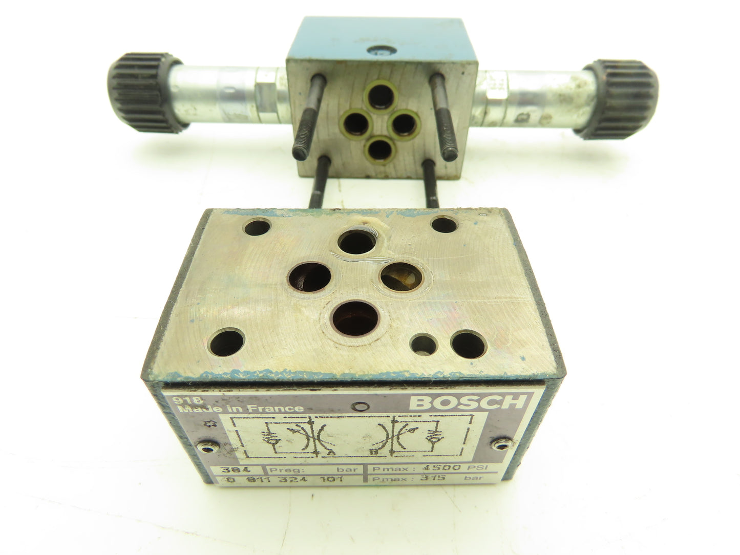 Bosch 0810091203 Hydraulic Directional Control Valve 315 Bar W Secondary Valve