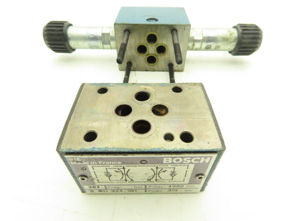 Bosch 0810091203 Hydraulic Directional Control Valve 315 Bar W Secondary Valve