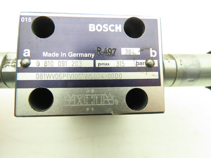 Bosch 0810091203 Hydraulic Directional Control Valve 315 Bar W Secondary Valve