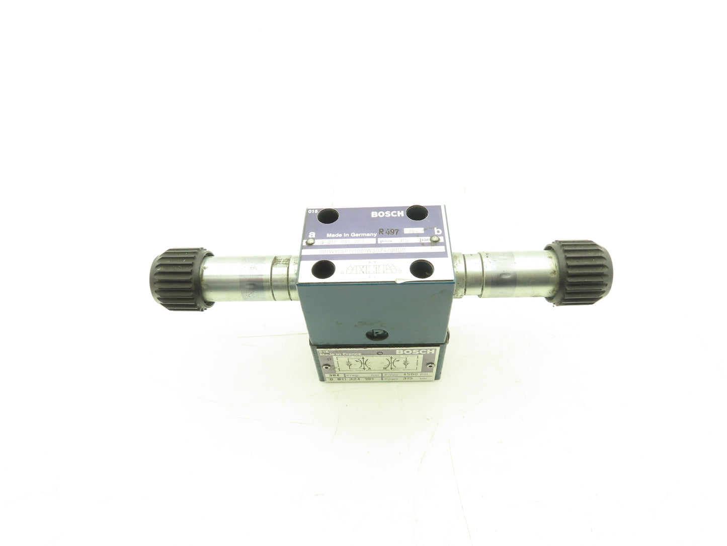 Bosch 0810091203 Hydraulic Directional Control Valve 315 Bar W Secondary Valve