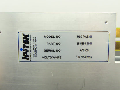 IPITEK MLS-PWS-01 LSM Power Supply 110/220VAC 65-5550-1001