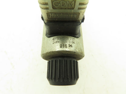 Bosch 0810091227 Hydraulic Solenoid Valve Pmax 315 Bar 24V1.4A