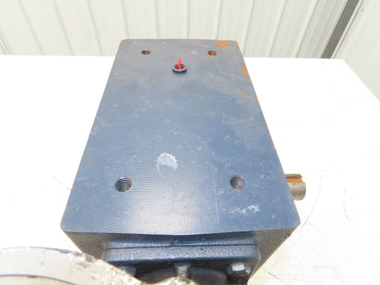 Hub City 0230-32204 ULR Worm Gearbox 150:1 Double Reducer 12rpm 2.5Hp 140TC RH
