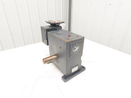 Hub City 0230-32204 ULR Worm Gearbox 150:1 Double Reducer 12rpm 2.5Hp 140TC RH