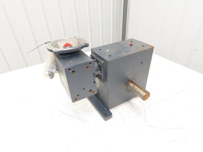 Hub City 0230-32204 ULR Worm Gearbox 150:1 Double Reducer 12rpm 2.5Hp 140TC RH