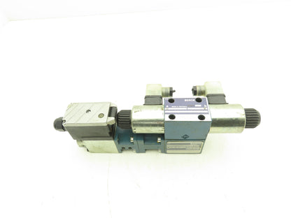 Bosch 0810091212 Hydraulic Solenoid Directional Valve w Proportional Amplification Mod