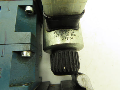 Bosch 0810091212 Hydraulic Solenoid Directional Valve w Proportional Amplification Mod