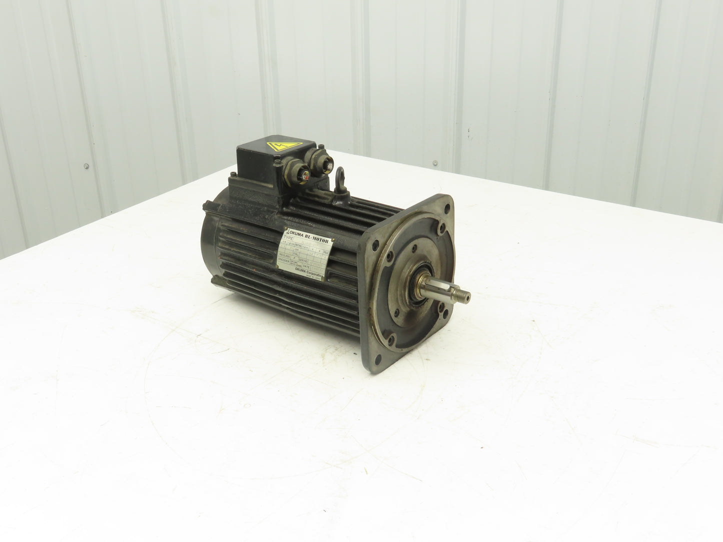 Okuma BL-80E-20T AC Servo Motor 1.5 Kw 2000 Rpm 164VAC W/ Encoder ER-FC-2048D