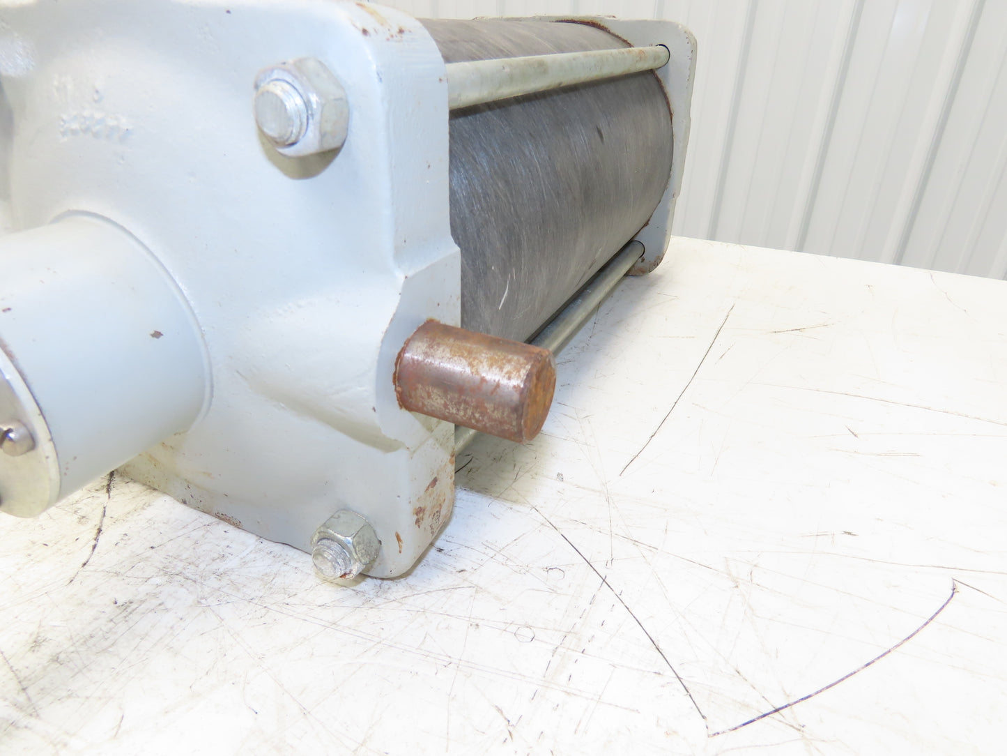 Composite Shell Air Cylinder 8"Bore 14"Stroke 1-1/4"Rod Clevis Trunnion Mount