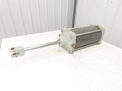 Composite Shell Air Cylinder 8"Bore 14"Stroke 1-1/4"Rod Clevis Trunnion Mount