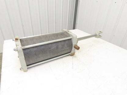 Composite Shell Air Cylinder 8"Bore 14"Stroke 1-1/4"Rod Clevis Trunnion Mount