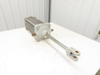 Composite Shell Air Cylinder 8"Bore 14"Stroke 1-1/4"Rod Clevis Trunnion Mount