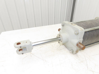 Composite Shell Air Cylinder 8"Bore 14"Stroke 1-1/4"Rod Clevis Trunnion Mount