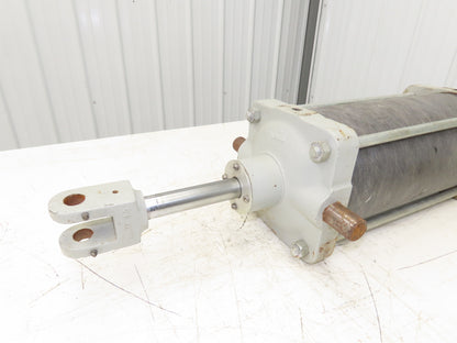Composite Shell Air Cylinder 8"Bore 14"Stroke 1-1/4"Rod Clevis Trunnion Mount