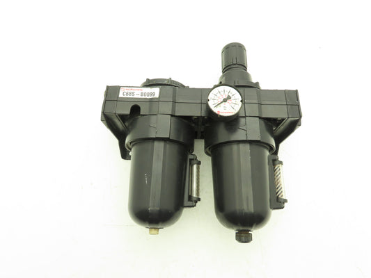 Norgren C68S-B0099 Pneumatic Filter Regulator 68 Series Oil & Dirt Removal