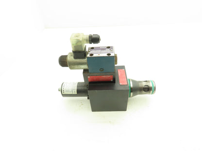 Moog HPN4397433 Hydraulic Proportional Cartridge Valve W Bosch Solenoid Valve