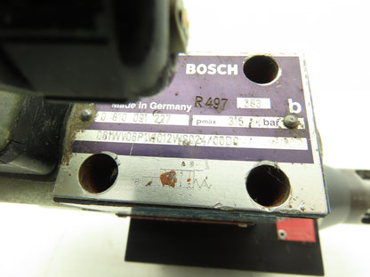 Moog HPN4397433 Hydraulic Proportional Cartridge Valve W Bosch Solenoid Valve