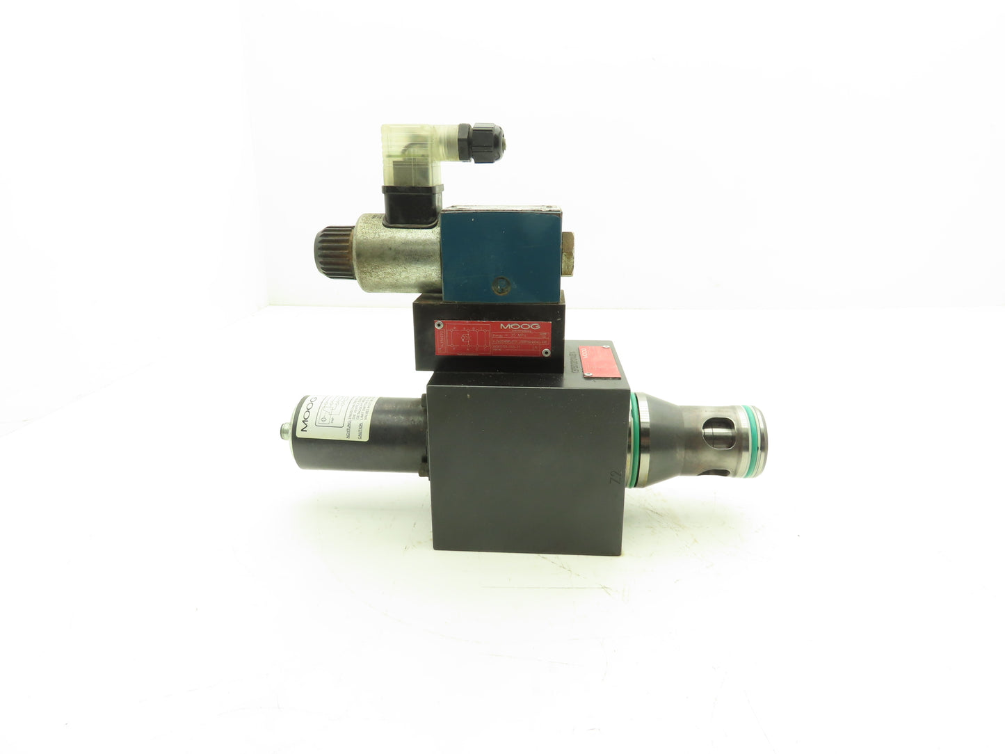 Moog HPN4397433 Hydraulic Proportional Cartridge Valve W Bosch Solenoid Valve