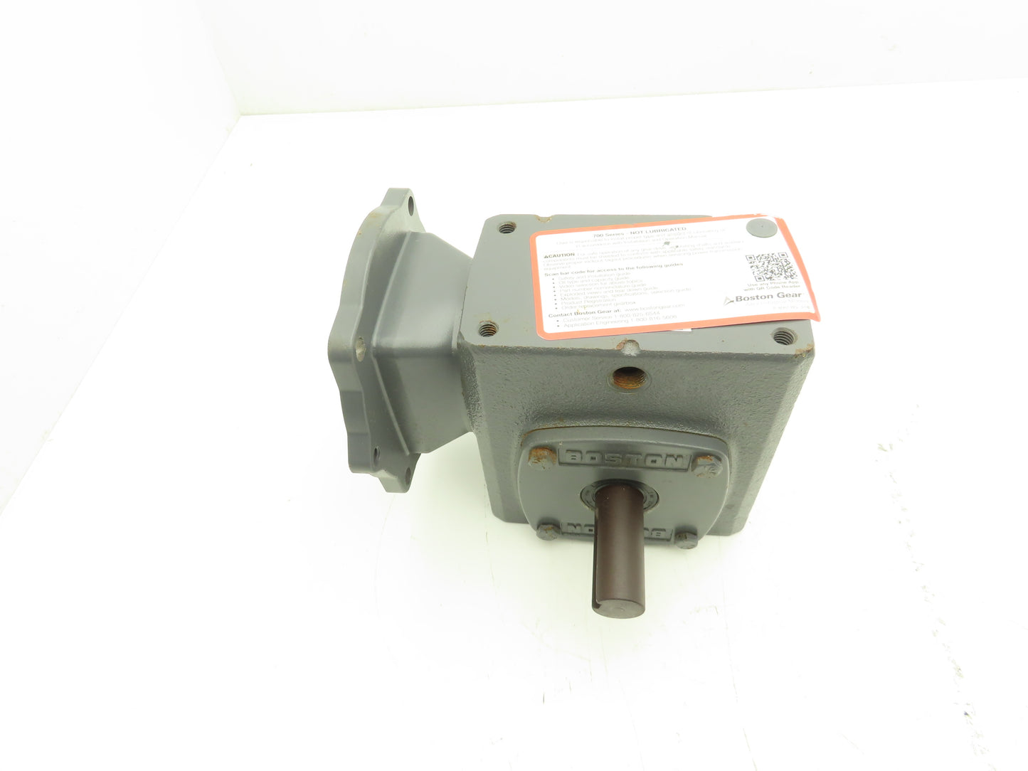 Boston Gear F721-80-B5-J Worm Gearbox 80:1 Reducer .38Hp 22rpm RH 56C Face
