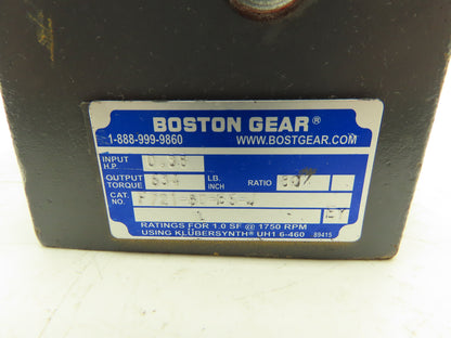 Boston Gear F721-80-B5-J Worm Gearbox 80:1 Reducer .38Hp 22rpm RH 56C Face