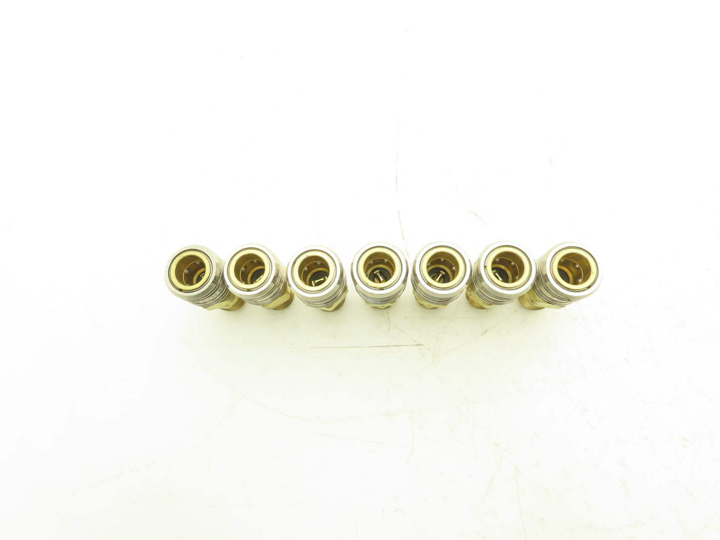 Hansen 400 Series Pneumatic Socket Coupling 1/2" Barb  Brass Body Lot of 7