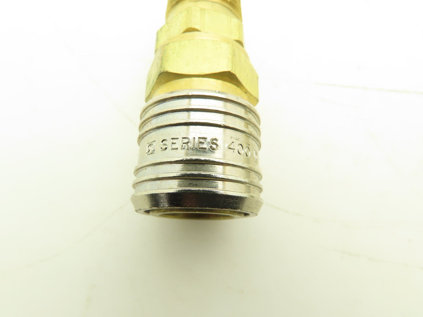 Hansen 400 Series Pneumatic Socket Coupling 1/2" Barb  Brass Body Lot of 7
