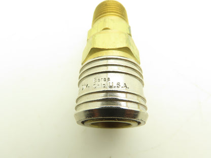 Hansen 400 Series Pneumatic Socket Coupling 1/2" Barb  Brass Body Lot of 7