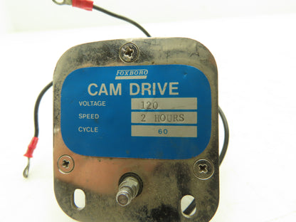 Foxboro M132MS Cam Chart Drive Synchron Motor 120V 3W 2 Hours Speed