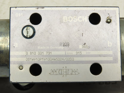Bosch 0810001731 Proportional Directional Servo Valve W Proportional Amplifiers