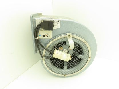 Ebm D4E160-AA01-01 Centrifugal Blower Fan 220V 120W 1100 RPM 160mm Cast Aluminum
