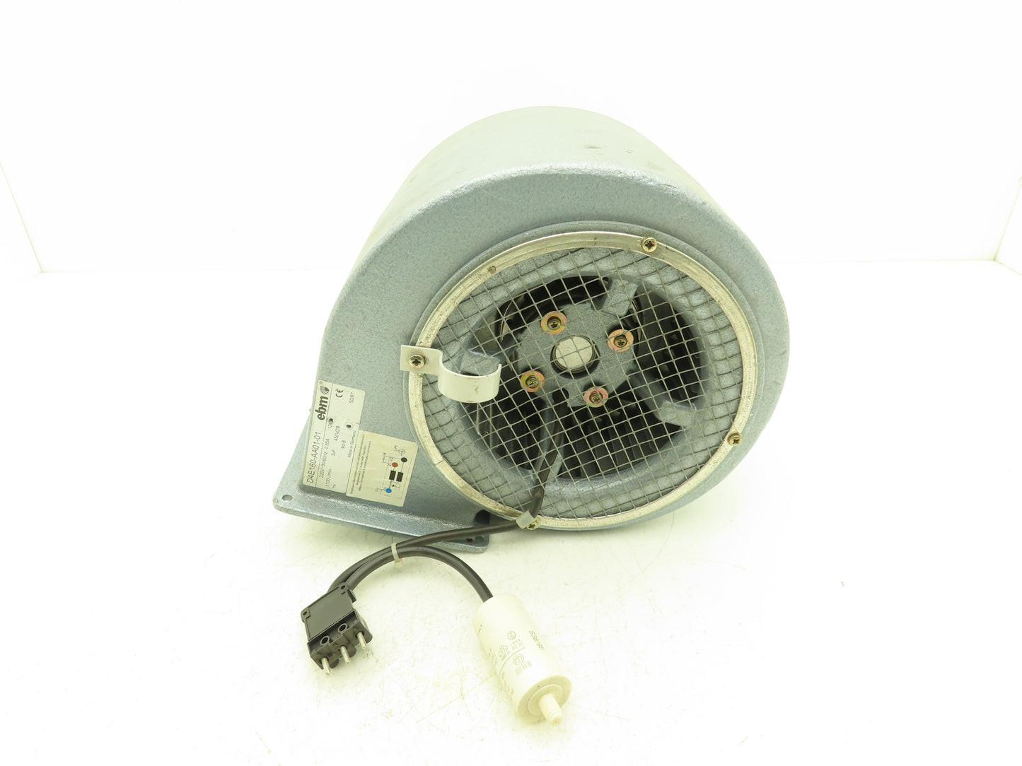 Ebm D4E160-AA01-01 Centrifugal Blower Fan 220V 120W 1100 RPM 160mm Cast Aluminum