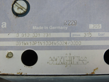 Bosch 0810001731 Proportional Directional Servo Valve W Proportional Amplifiers