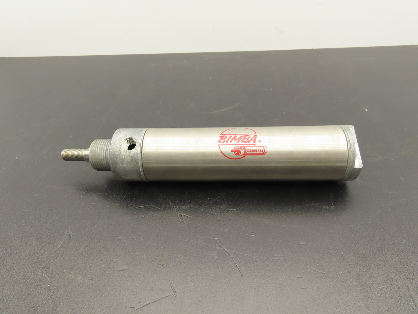 Bimba MRS-315-D Pneumatic Round Air Cylinder 2" Bore 5" Stroke Stainless Steel