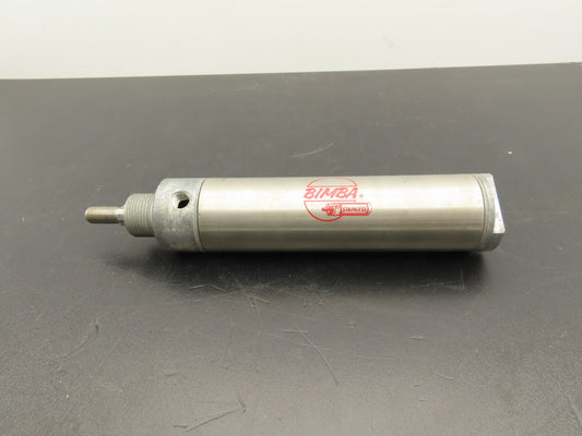 Bimba MRS-315-D Pneumatic Round Air Cylinder 2" Bore 5" Stroke Stainless Steel