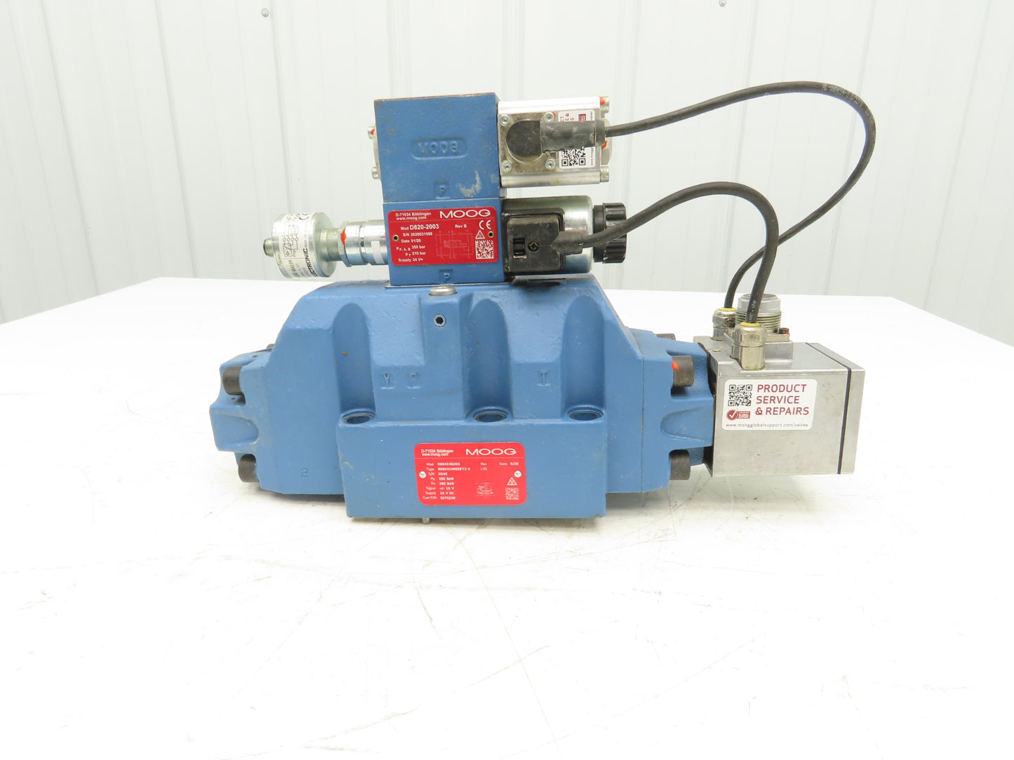 Moog D684Z4826G Hydraulic EFB Servo Proportional Pilot Control Valve Assembly